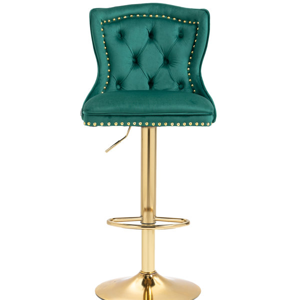 WDDH Swivel Adjustable Height Bar Stool Wayfair